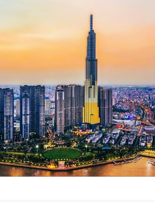 베트남 부동산 및 호치민 부동산 랜드마크 석양 전경 (Vietnam Real Estate · Property)